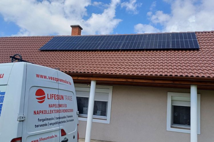 Lovasberény - 7 db Canadian Solar CS6L-455MS Napelem / SAJ R5-2.5K-S1-15 Inverter