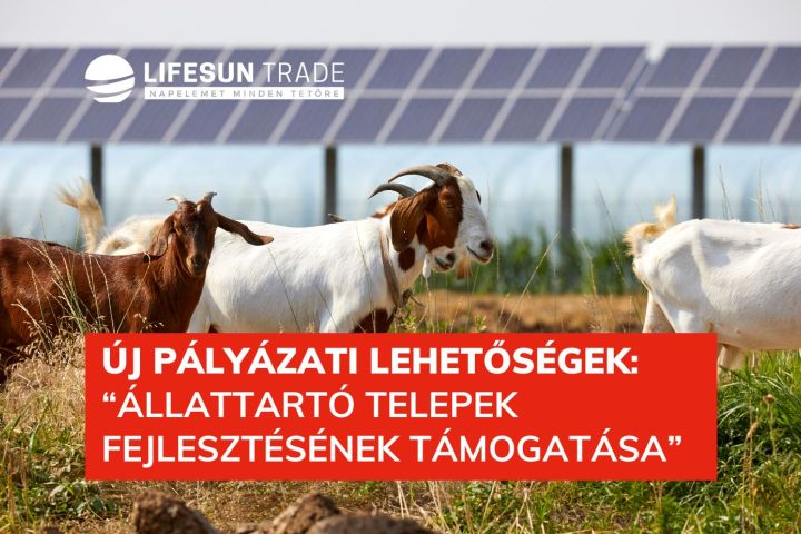Pályázzon velünk! "Állattartó telepek megújításának támogatása"