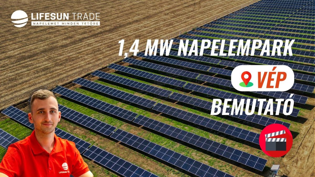 Így működik egy napelempark