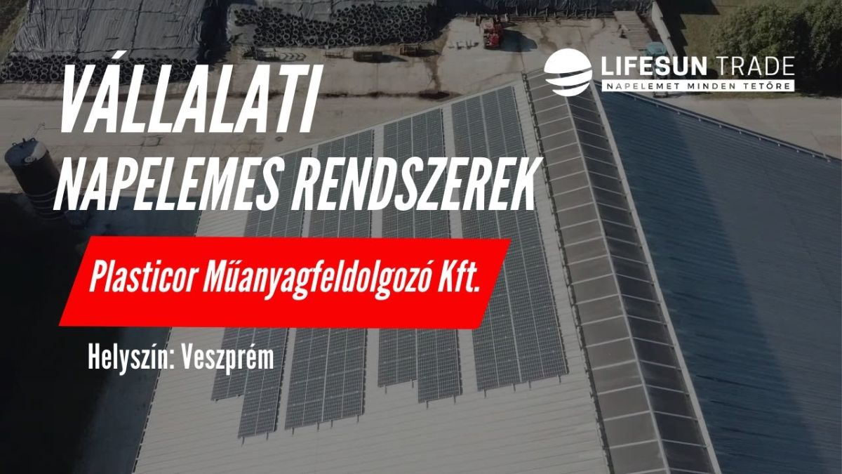 A vállalati napelem megtérül!