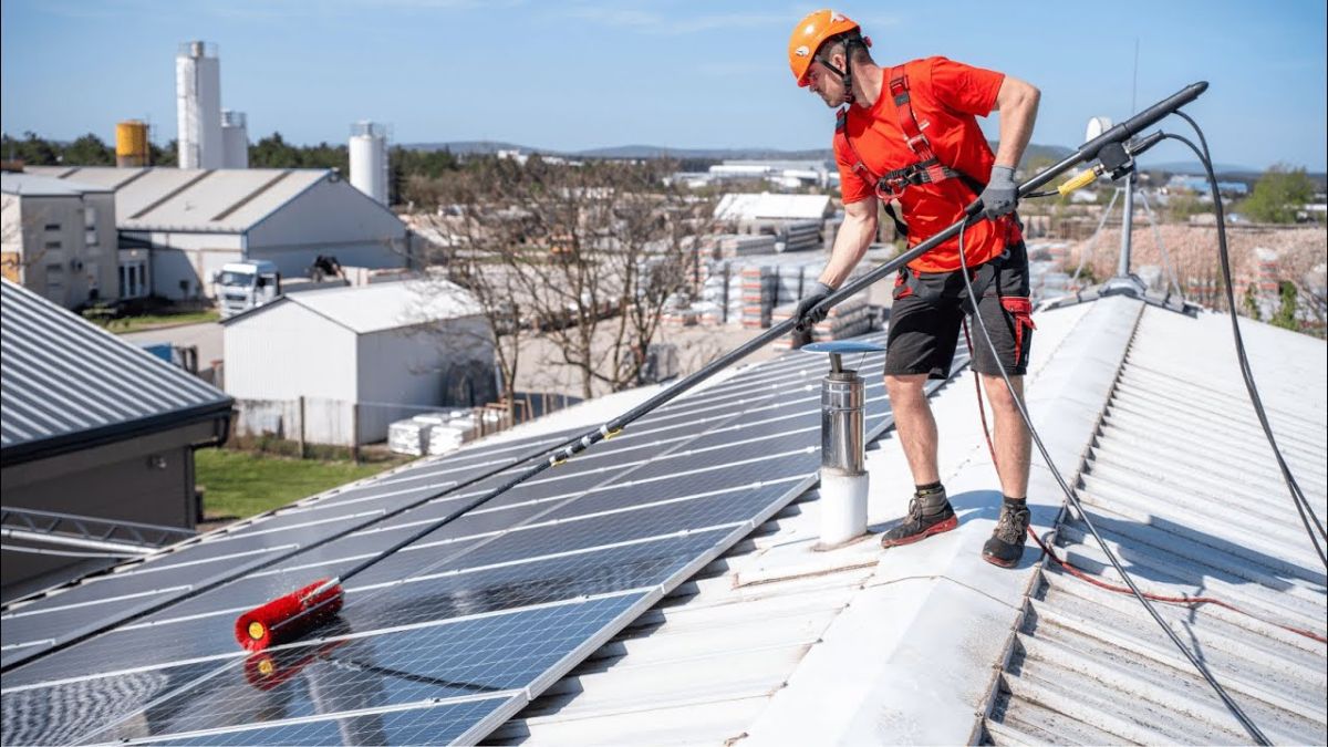 Napelem mosás és karbantartás